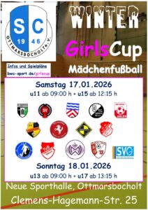 Fußball Girlscup 2026 Uebersicht