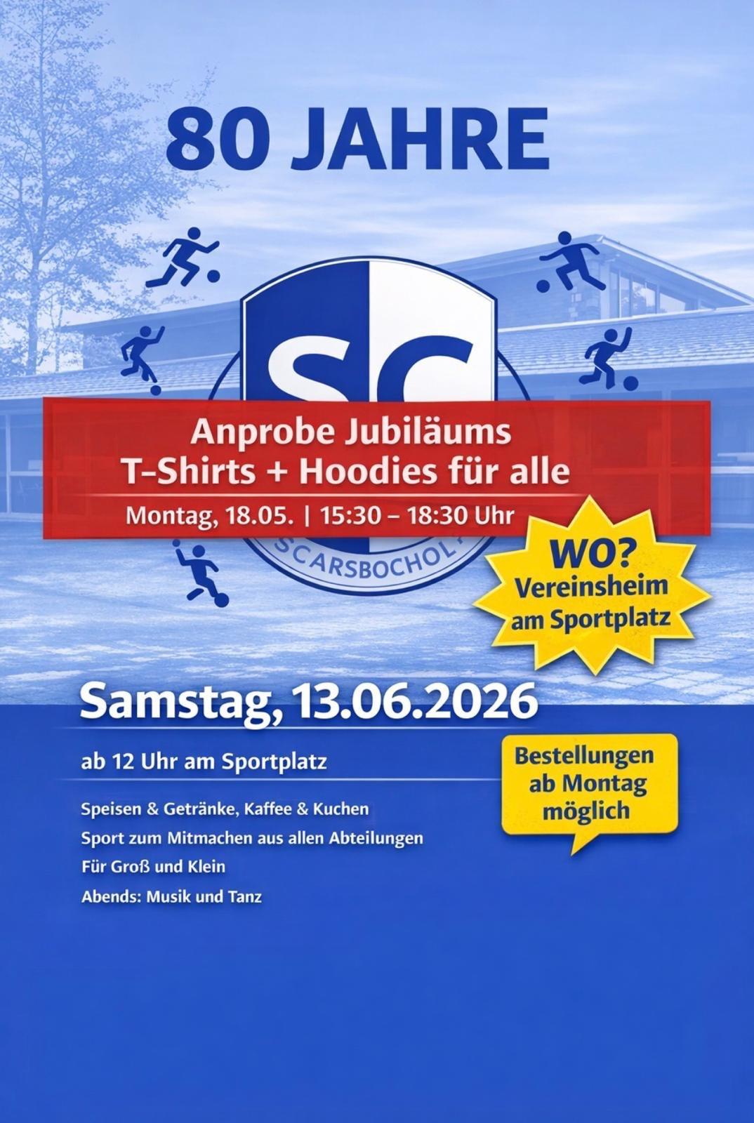 Jubiläums-Bekleidung