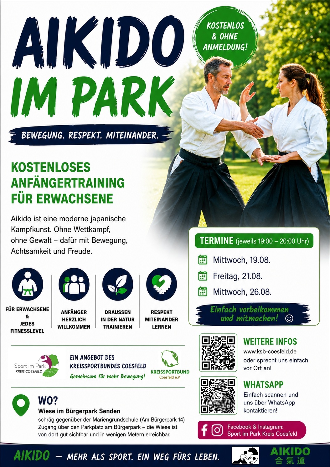 Sport im Park Aikido
